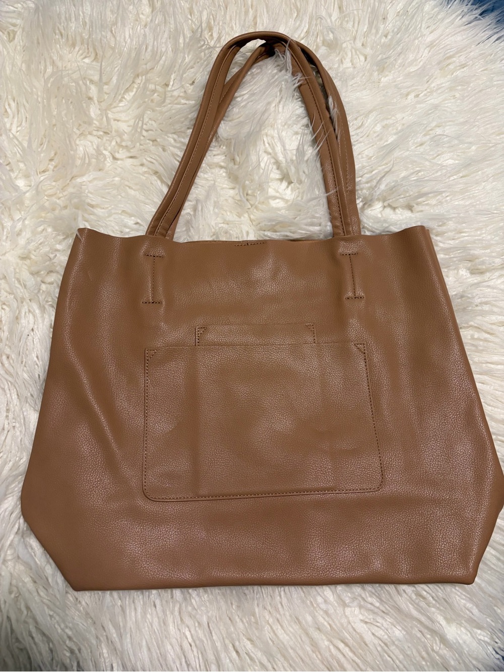 NWOT - Antik Kraft - Tan Front Pocke Tote - Picture 2 of 4